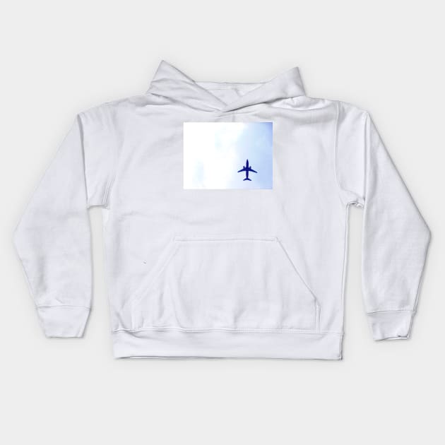 Airplane Kids Hoodie by Kraina